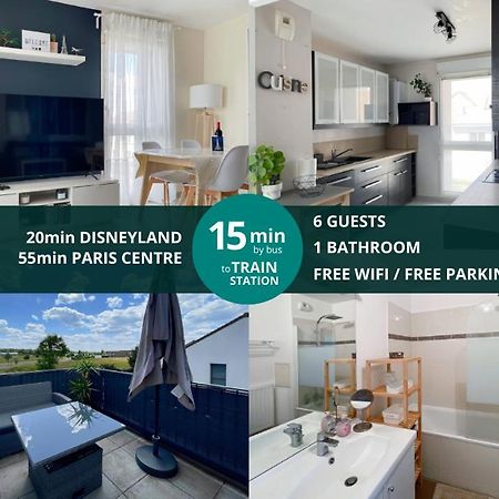 Le Chanteloupien - Appartement Pour 6 Proche Disneyland Paris Dış mekan fotoğraf